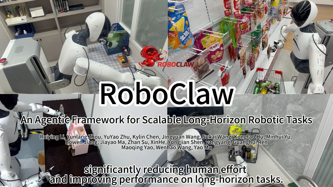 RoboClaw: An Agentic Framework for Scalable Long-Horizon Robotic Tasks — research overview